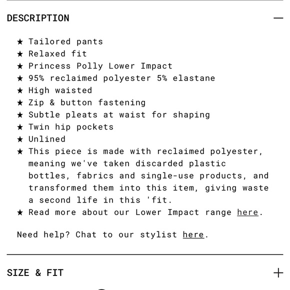 Princess Polly Archer Pants Taupe - Picture 6 of 11